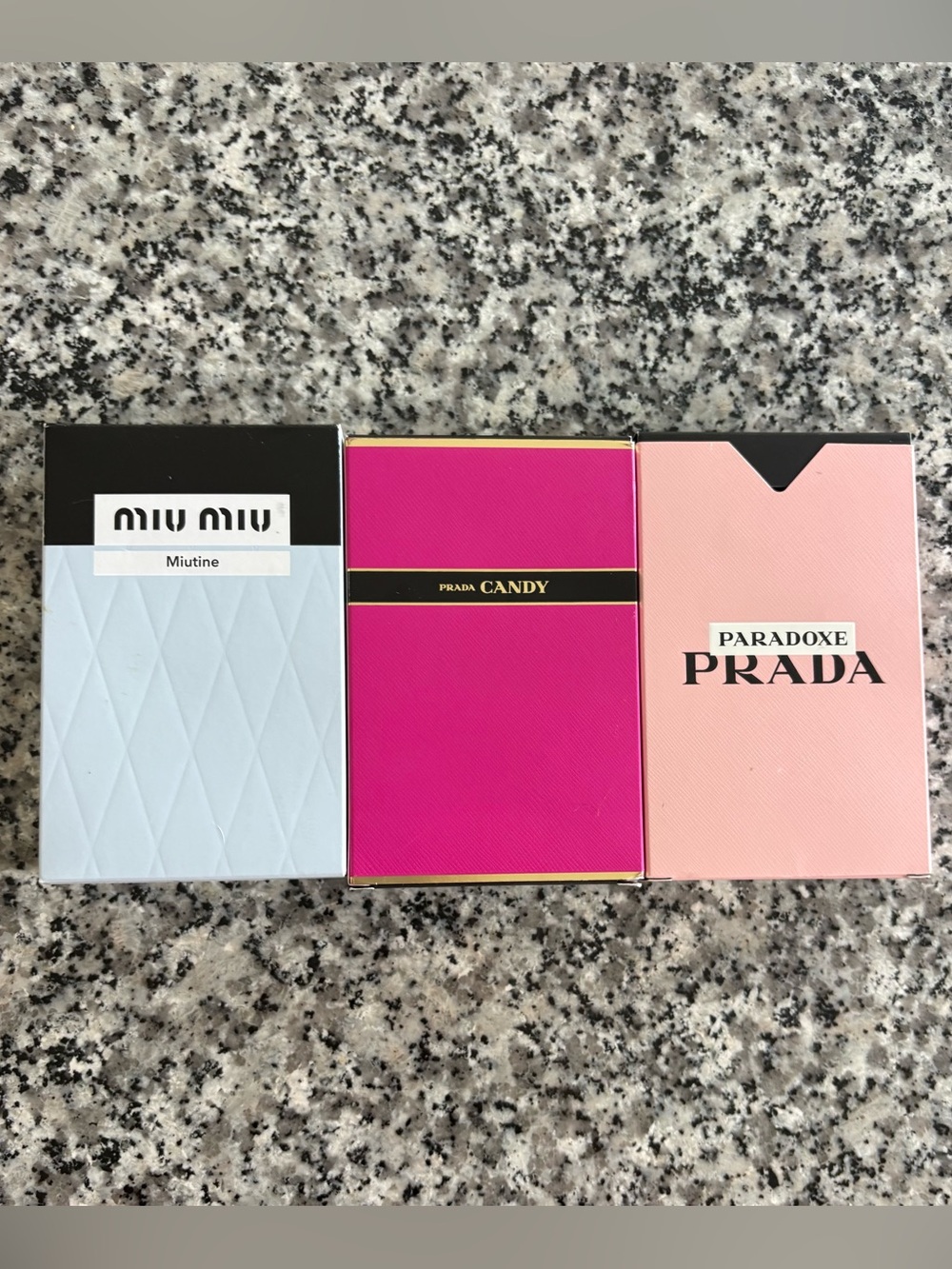 Mui Mui, Prada Candy & Paradoxe Fragrance Set of 6 - Picture 2 of 3